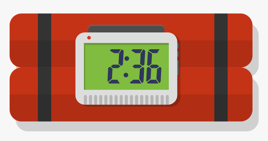 Transparent Dinamita Png - Digital Clock, Png Download