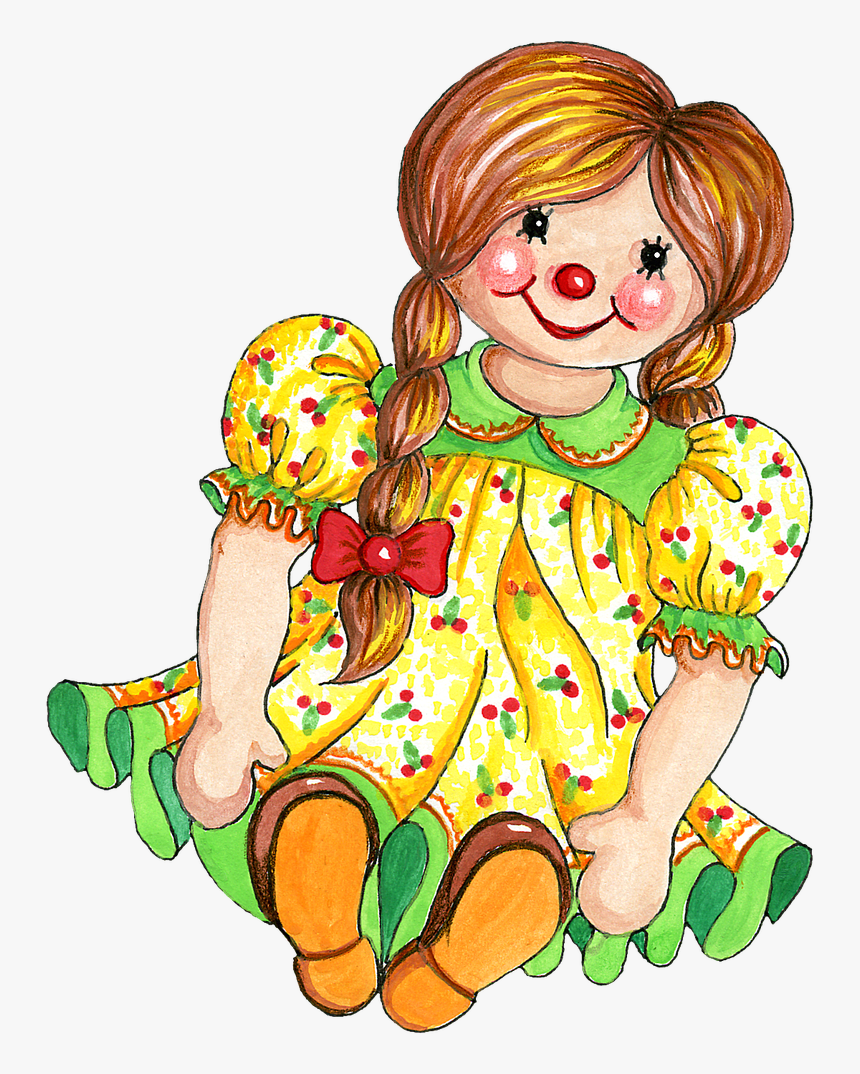 Free Transparent Png Files - Free Clip Art Rag Doll, Png Download