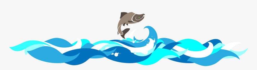 Jumping Salmon Png - Illustration, Transparent Png