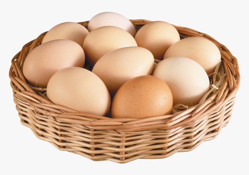 Eggs - 10 Eggs In A Basket, HD Png Download