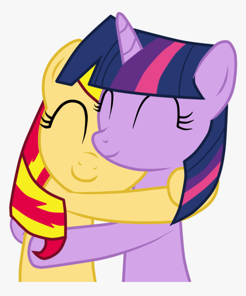 Hilarious In Hindsight, Hug, Lesbian, Pony, Safe, Shipping, - Cartoon, HD Png Download