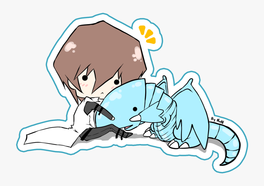 View Samegoogleiqdbsaucenao Blue , - Chibi Kaiba And Blue Eyes White Dragon, HD Png Download
