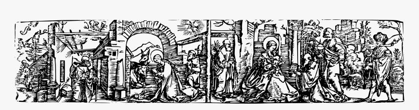 Classic Nativity Clip Arts - Illustration, HD Png Download