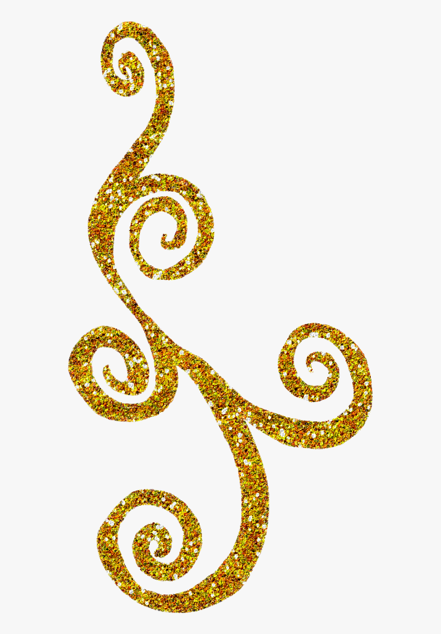 Gold Swirl Clipart - Gold Swirl Png, Transparent Png