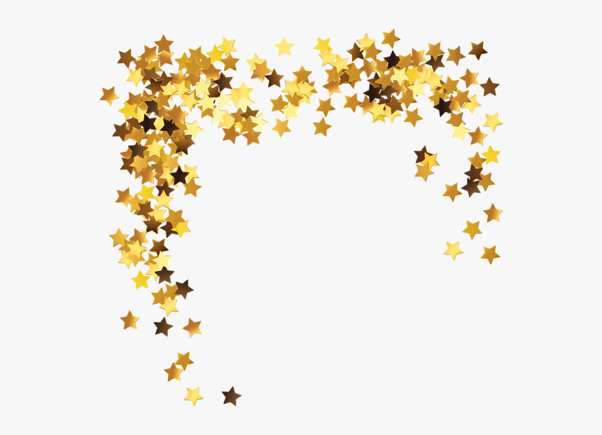 Accent Star Png - Golden Stars Background Png, Transparent Png