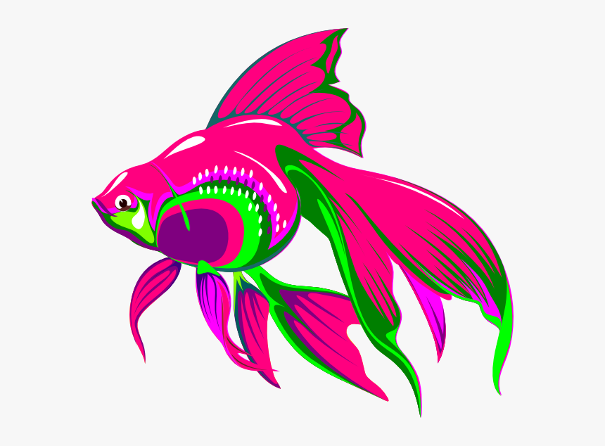 Small Fish Clipart At Getdrawings - Beautiful Fish In Art, HD Png Download