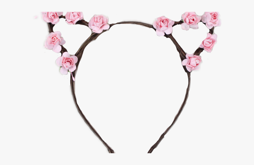 Headband Clipart Rose Crown - Cat Ears Transparent Background, HD Png Download