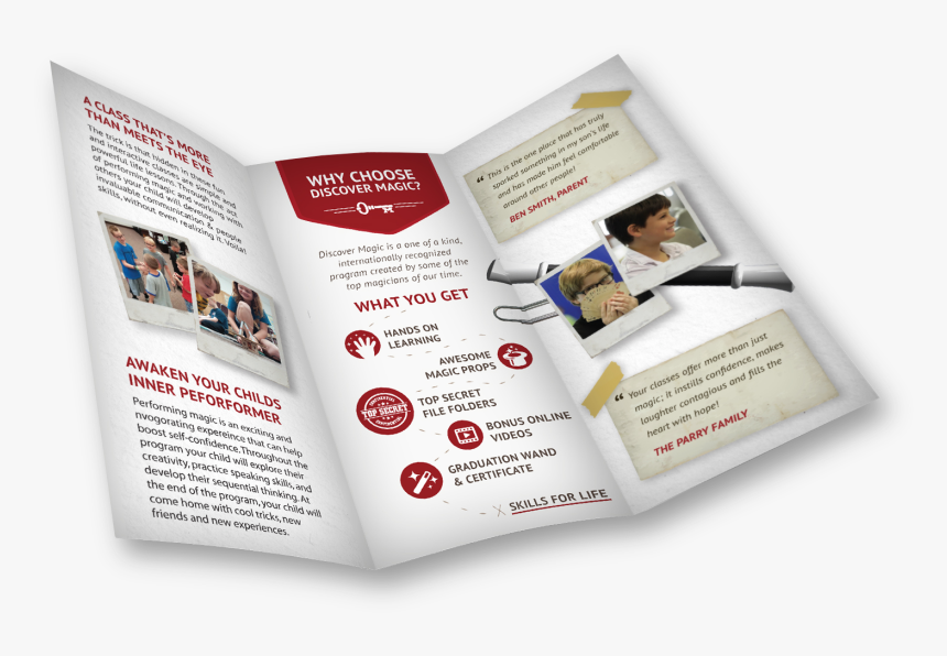 Magic Camp Trifold Brochure - Brochure, HD Png Download
