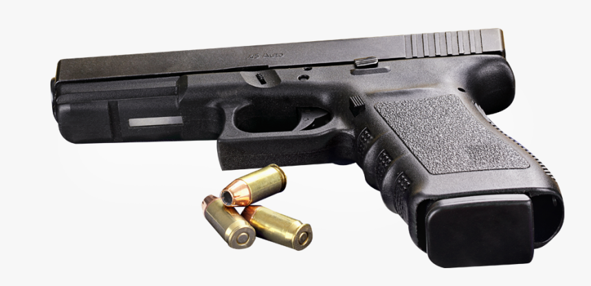 Bullet Transparent Handgun - Gun And Bullets Png, Png Download