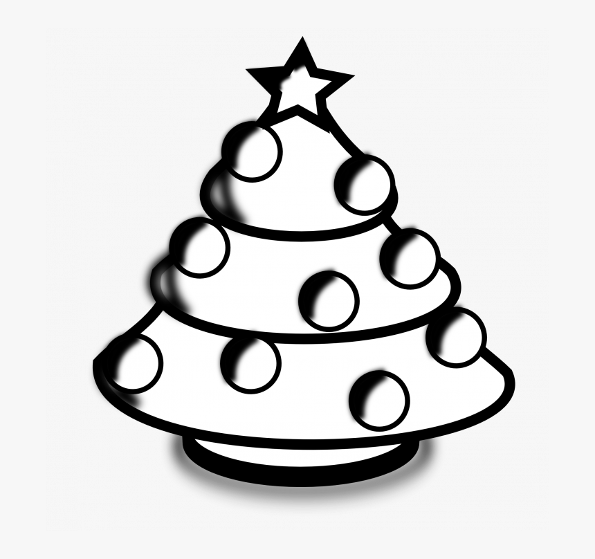 Medium Size Of Christmas Tree - Clip Art Merry Christmas Black And White, HD Png Download