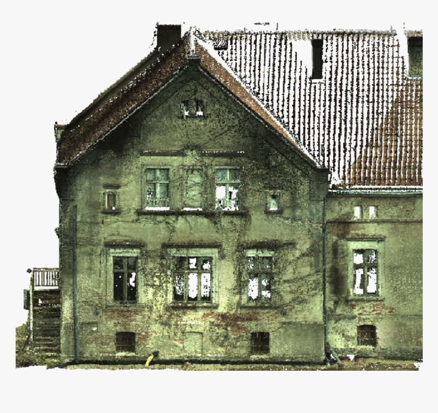 Destroyed Facade Of A Historic Building Destroyed House Transparent