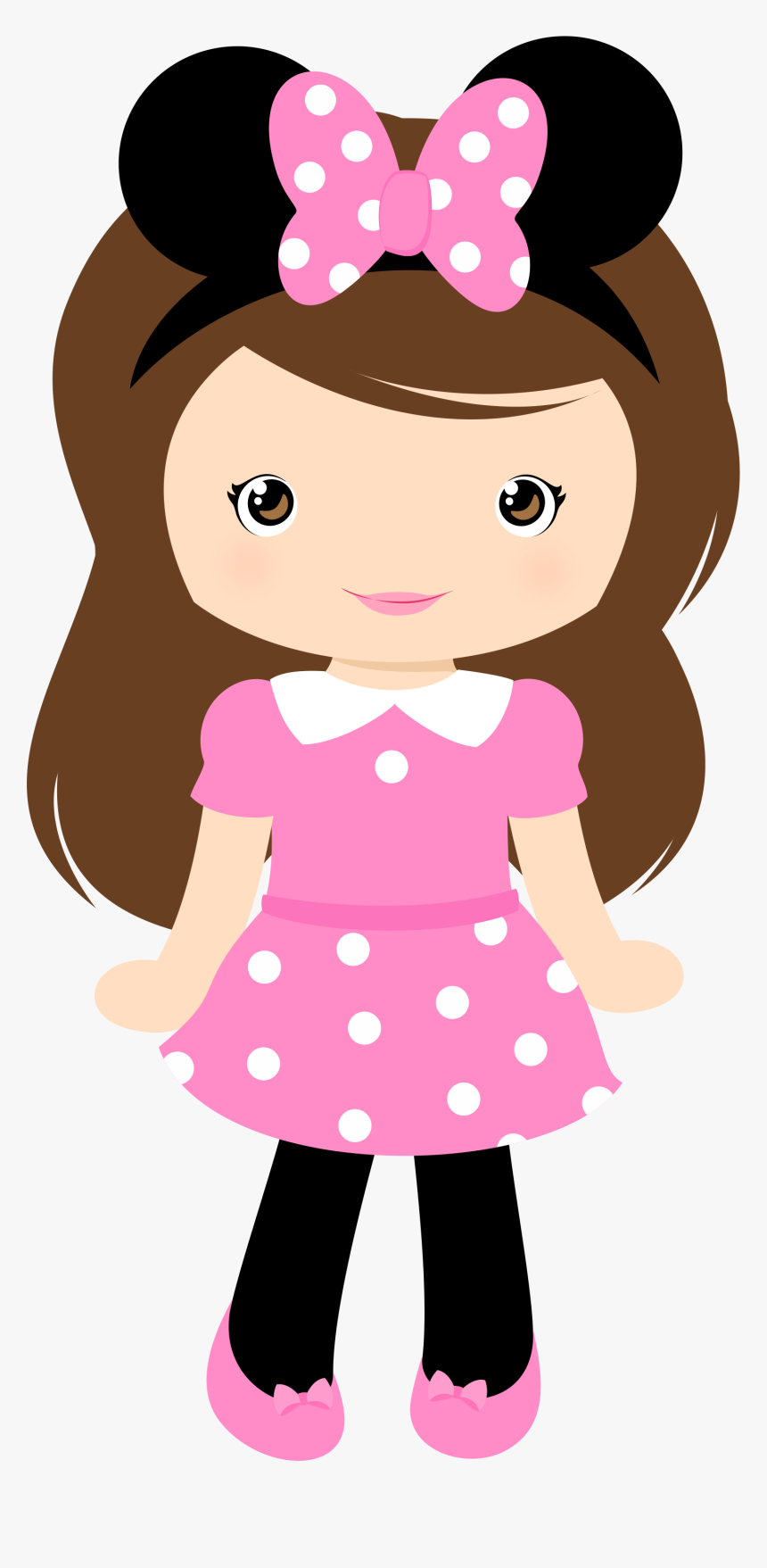 Cute Clip Art Girl, HD Png Download