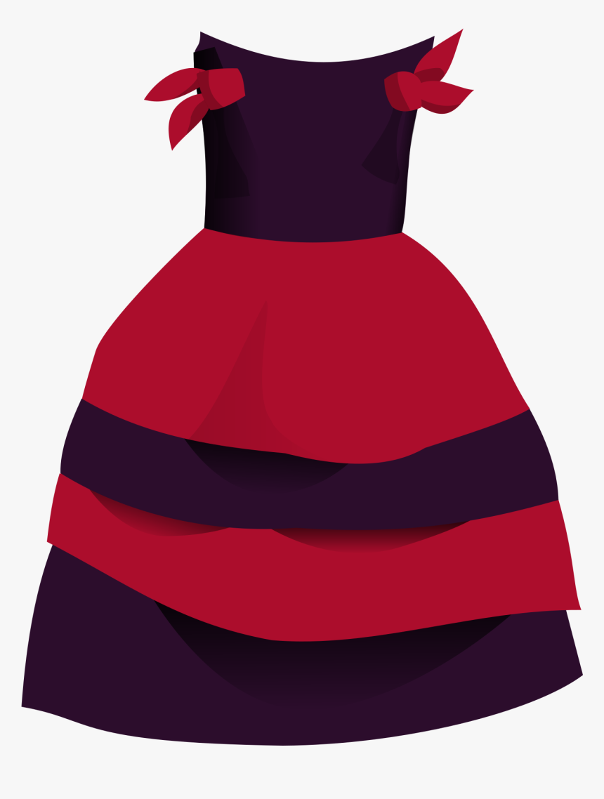 Doll Dress Cliparts - Dress Girl Clipart Png, Transparent Png