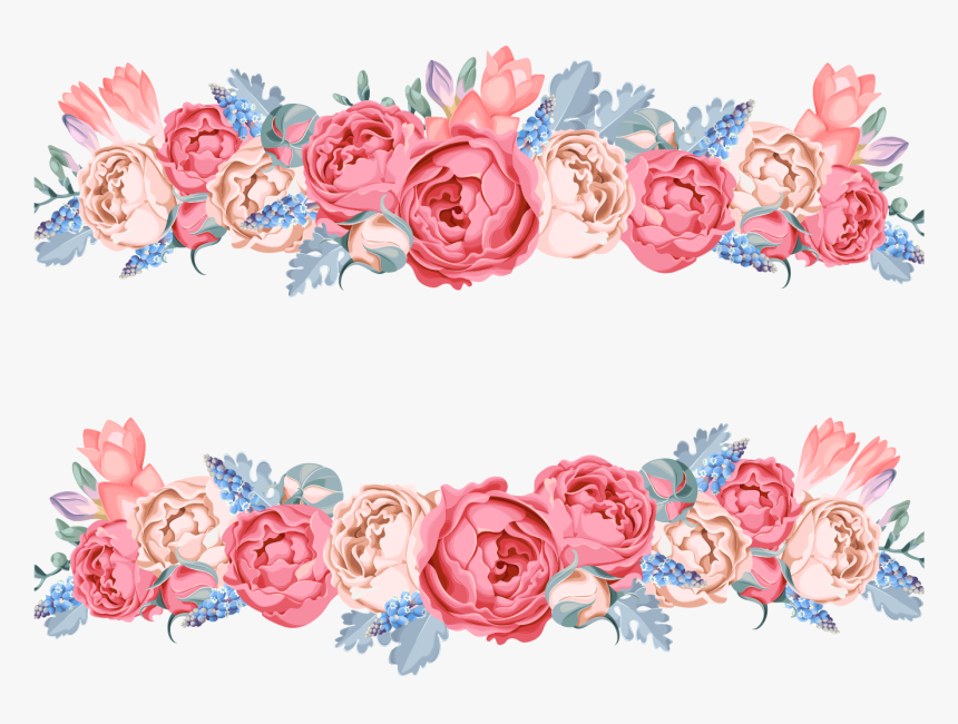 Flower Design Pink - Free Flower Vector Png, Transparent Png