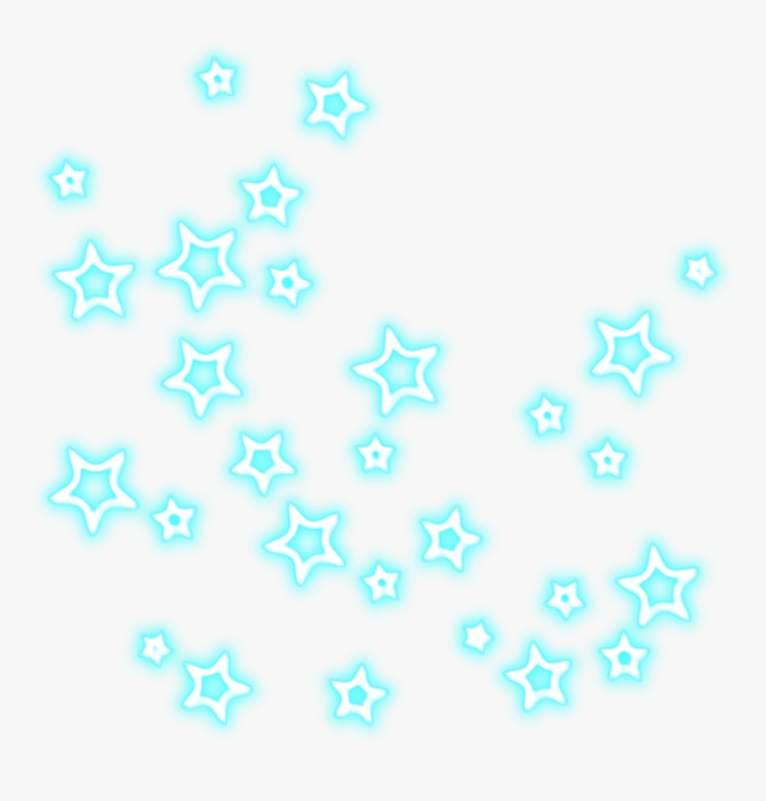 Neon Light Stars Png, Transparent Png