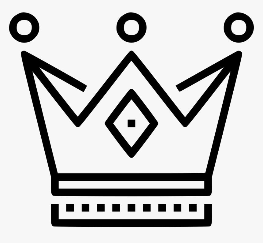 Kings Crown - Black And White King Crown, HD Png Download