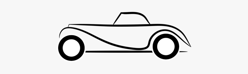 Motor Vehicle,automotive Design,vintage Car,line Art,vehicle,car,coloring - Значок Авто Пнг, HD Png Download