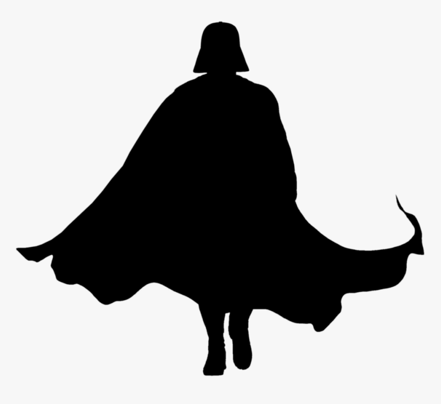 Darth Vader Silhouette Render - Star Wars Silhouette Free, HD Png Download