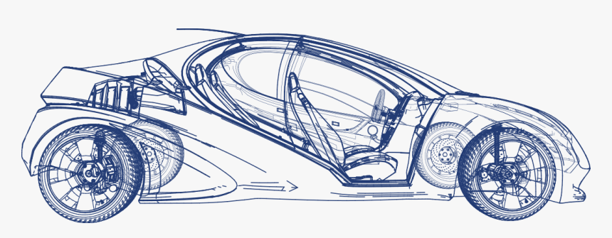 Cars Sketch In Service, HD Png Download