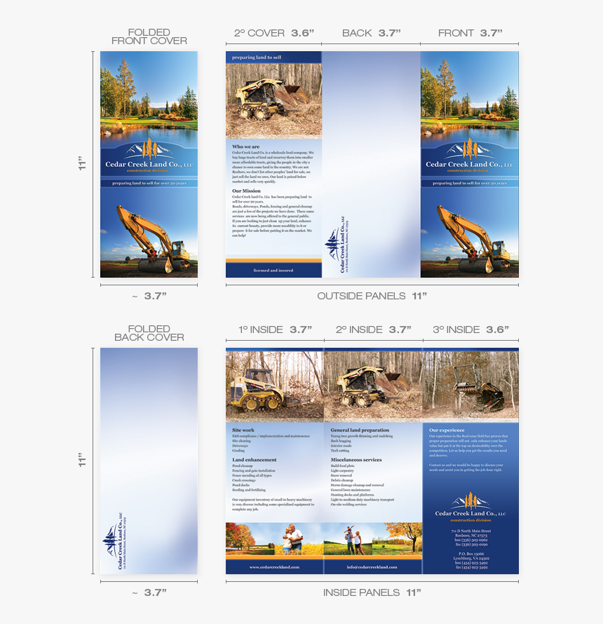Self Mailer Tri Fold Brochure - Tri Fold Brochures Front & Back, HD Png Download
