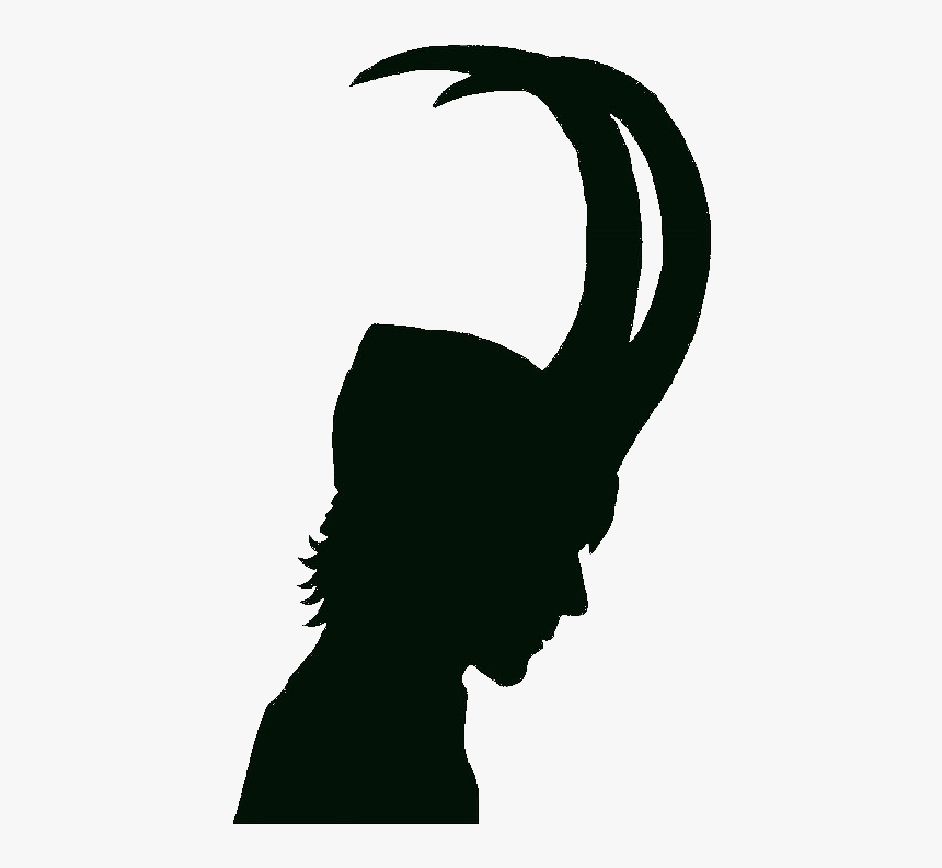 Loki Thor Clint Barton Silhouette - Loki Silhouette Png, Transparent Png