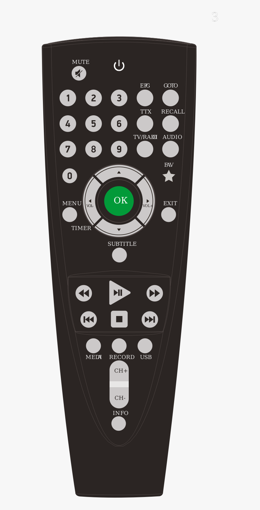 tv remote clipart