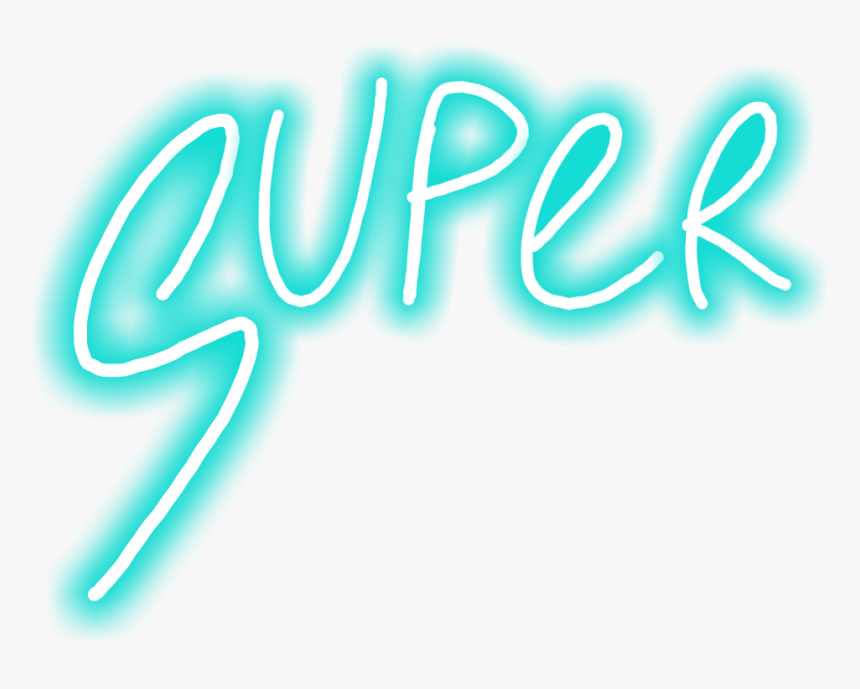 #super #words #glow #draw #summervibes #blue #lights - Transparent Glow Worm Png, Png Download