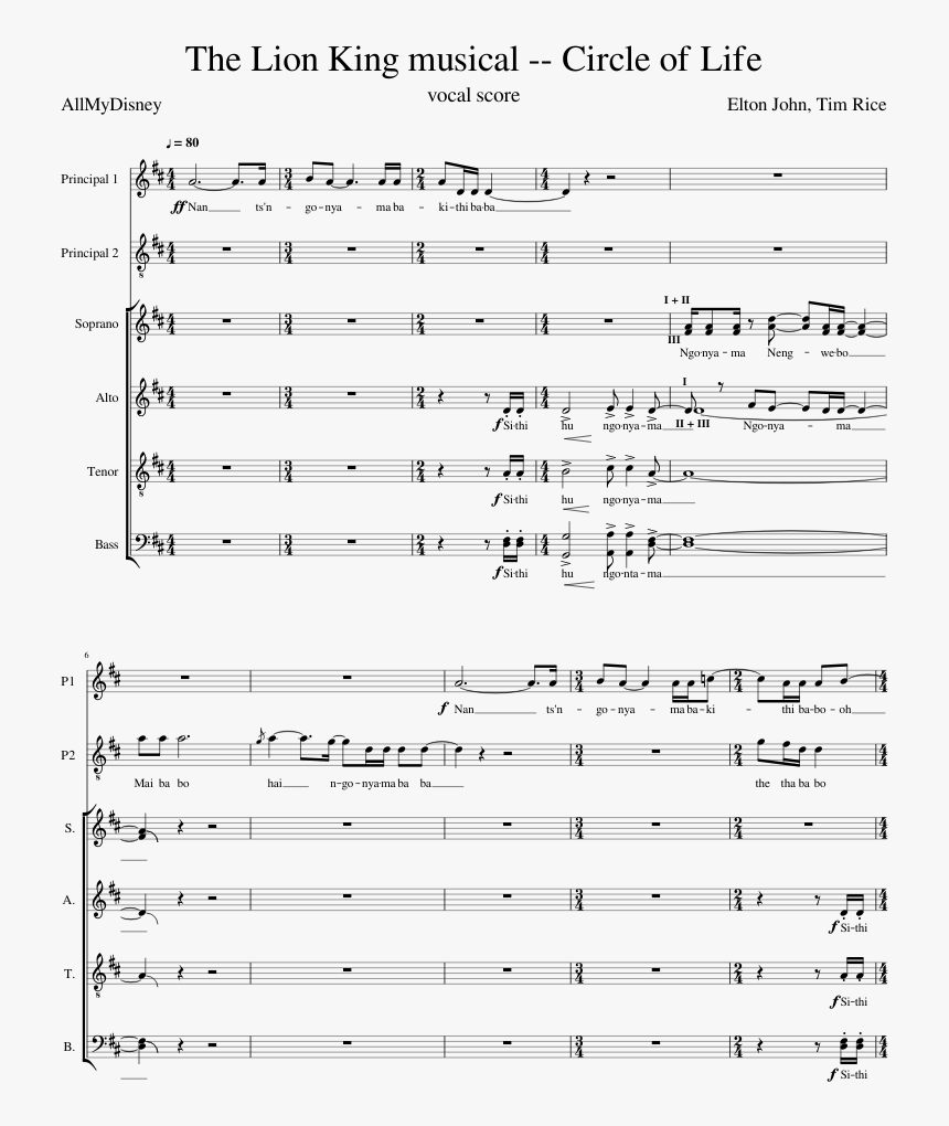 The Lion King S - Northwest Passage Sheet Music Stan Rogers, HD Png Download