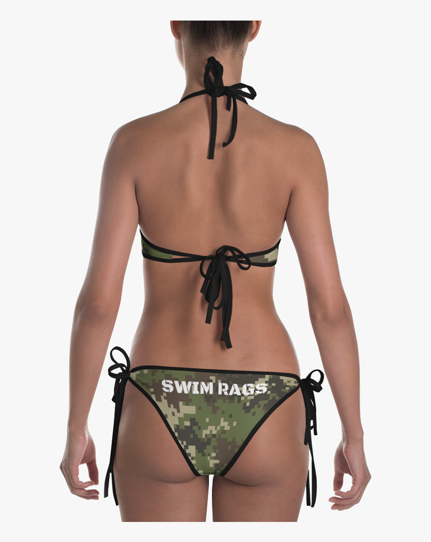 Transparent Swimsuit Model Png - Two Piece Bathing Suits Backs, Png Download