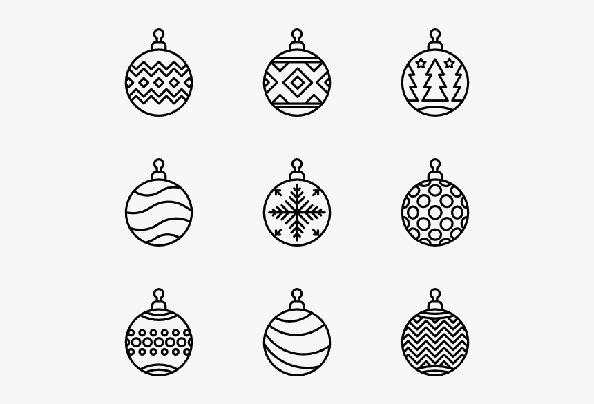 Christmas Balls - Vector Christmas Ball Png, Transparent Png