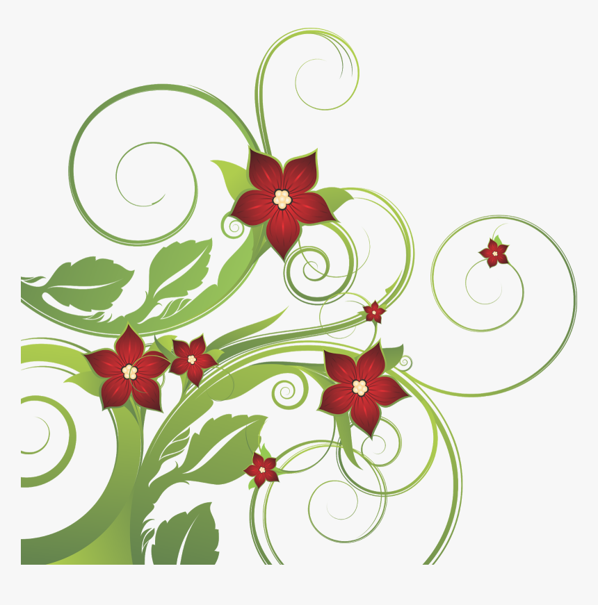 Floral Vector Png, Floral Vector, Floral Png, Flower - Floral Flower Vector Png, Transparent Png