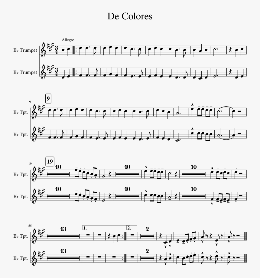 Transparent Hide And Seek Png - Sheet Music French Horn, Png Download