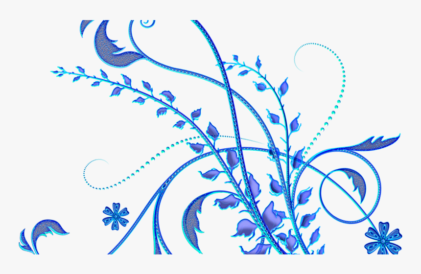 Transparent Floral Ornament Png - Floral Design Wedding Abstract Png, Png Download