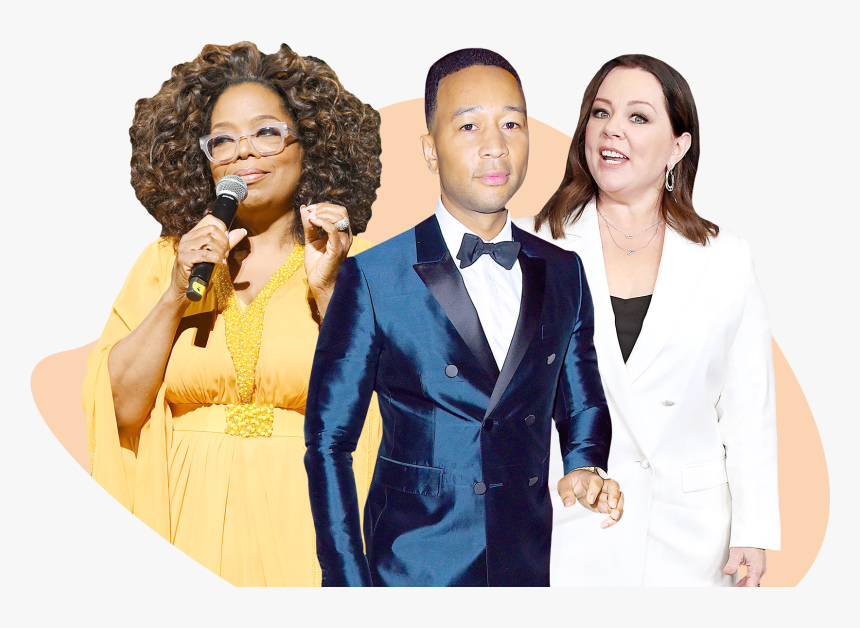 Oprah Winfrey John Legend Melissa Mccarthy - Hosting The Oscars 2019, HD Png Download