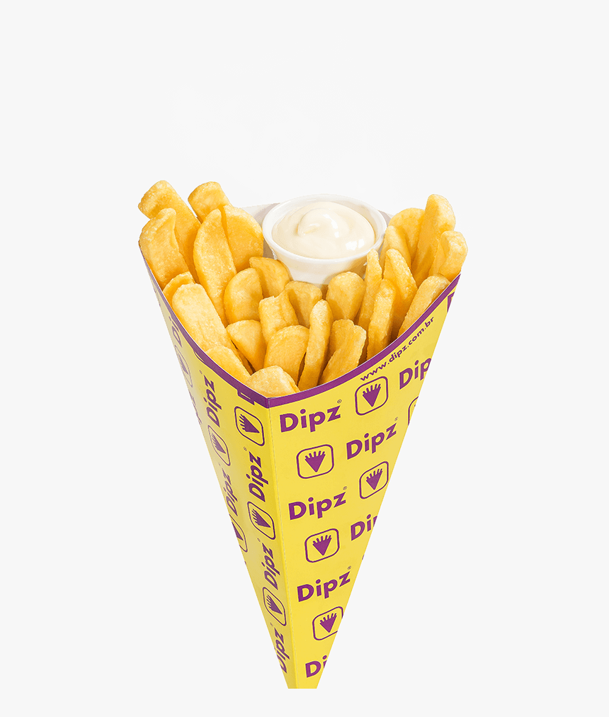 Monte Seu Cone - Cone De Batata Frita, HD Png Download