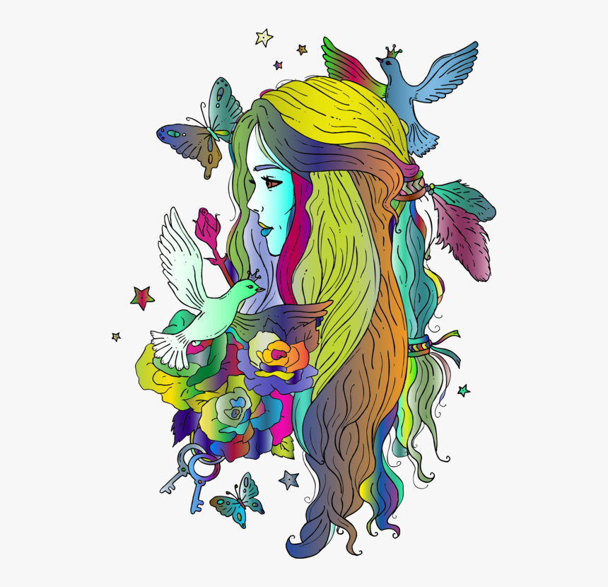 Visual Arts,plant,flower - Illustration, HD Png Download