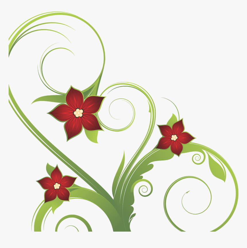 Floral Vector Png, Floral Vector, Floral Png, Flower - Free Flower Vector, Transparent Png