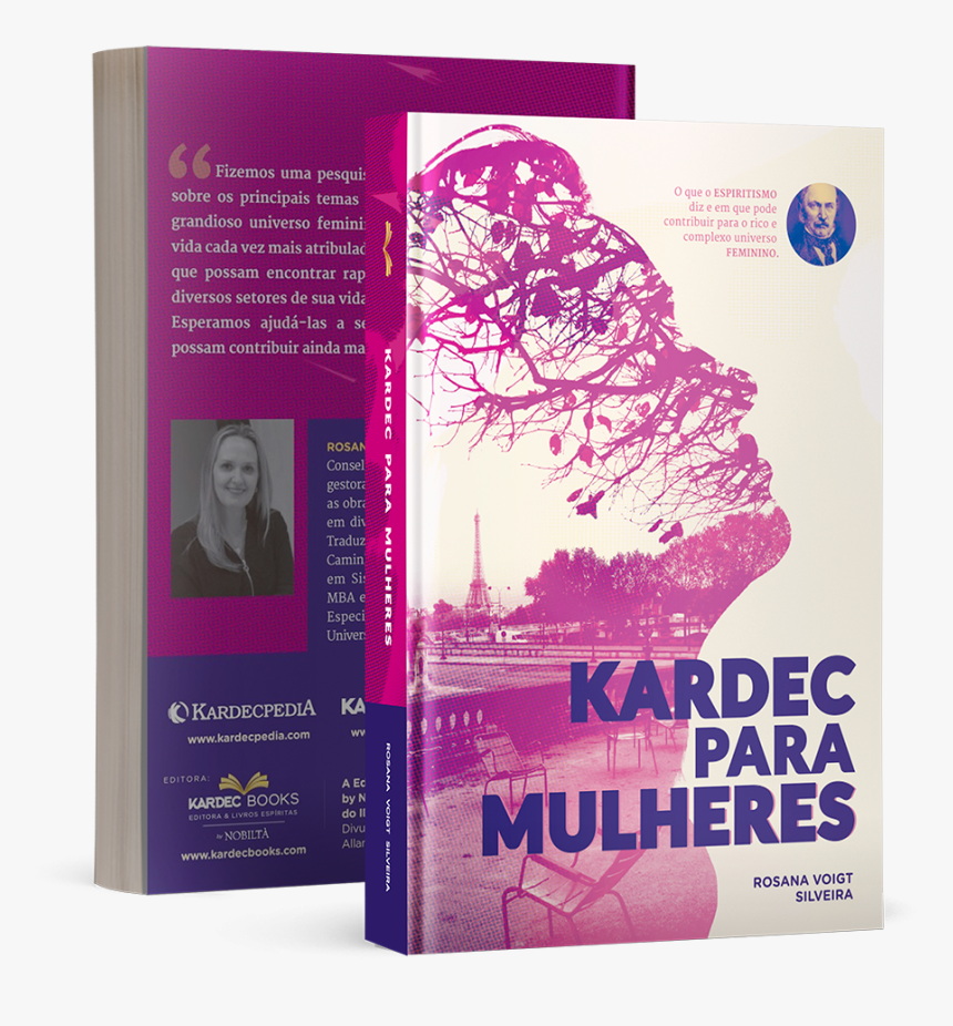 Livro Kardec Mulheres - Kardec Para Mulheres, HD Png Download