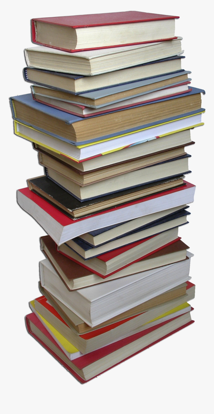 Used Book Donation Bookselling Charitable Organization - Pile Of Books No Background, HD Png Download