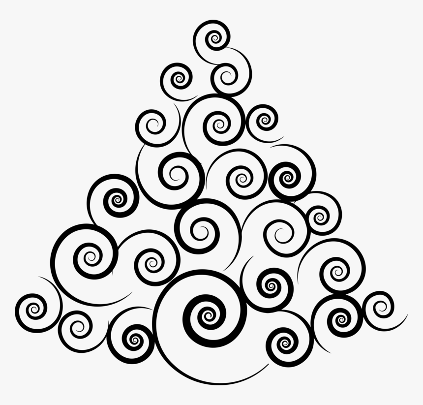 Transparent Abstract Christmas Tree, HD Png Download