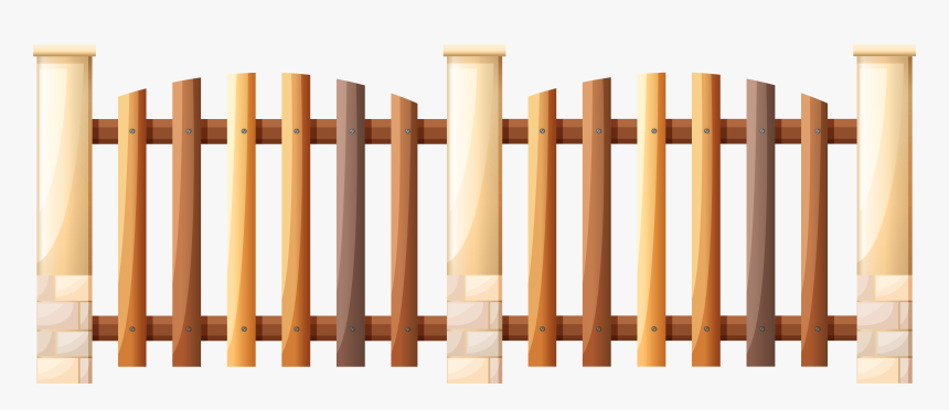 Wooden Yard Fence Png Clipart - Пнг Забор, Transparent Png