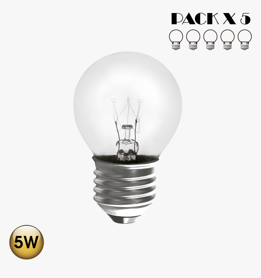 Incandescent Light Bulb, HD Png Download