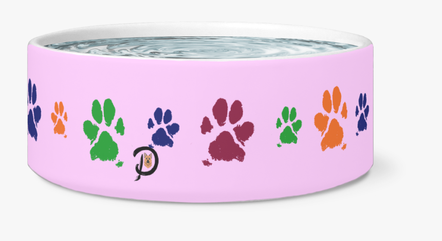 Dog Paw Print Bowl - Box, HD Png Download