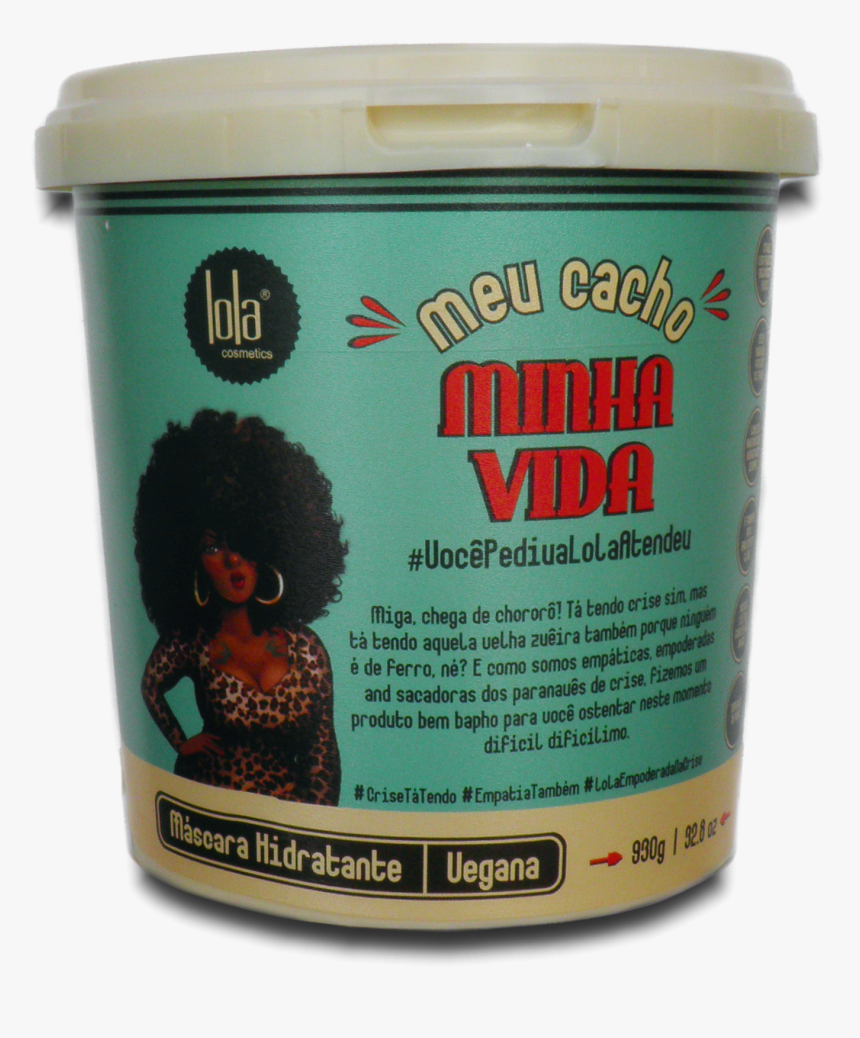 Resenha Da Máscara Meu Cacho Minha Vida Lola Vegano - Mascara Meu Cacho Minha Vida, HD Png Download