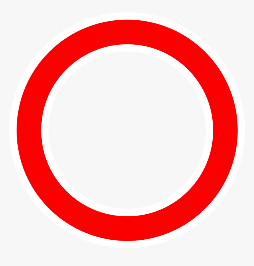 Transparent White Oval Png - Symbol No Entry Sign, Png Download