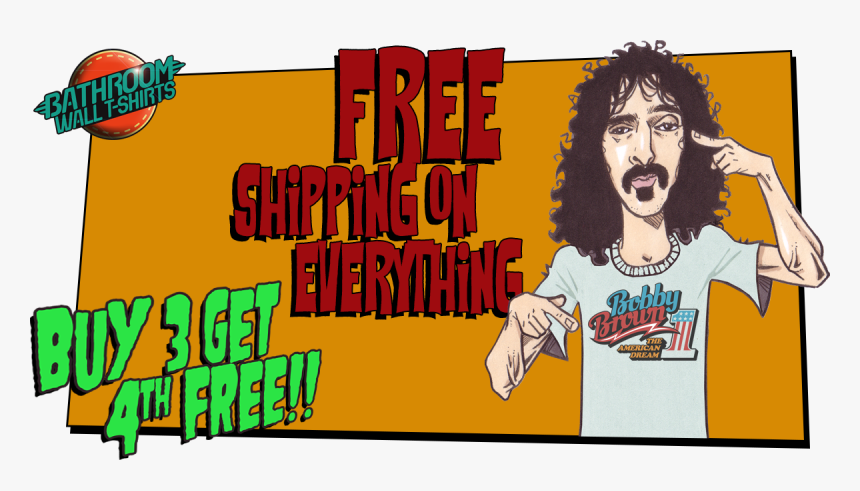 Frank Zappa T Shirts Captain Beefheart T Shirts - Shirt, HD Png Download