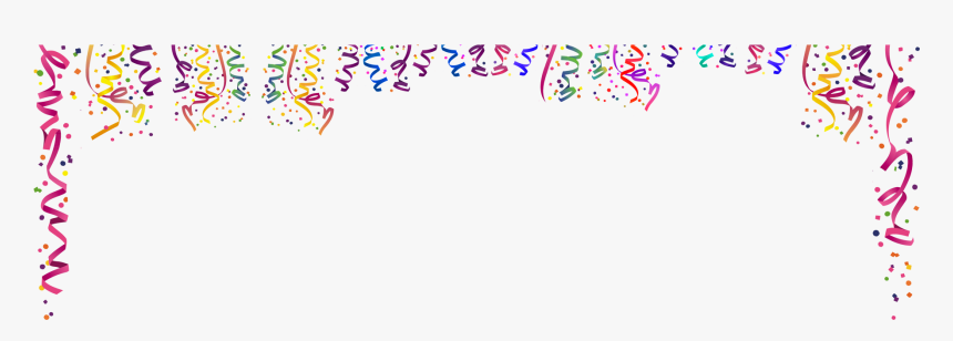 Confetti Png Free Background - Birthday Png Clipart Free, Transparent Png