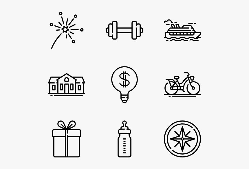 New Year S Resolution - Hobbies Icon Vector Png, Transparent Png