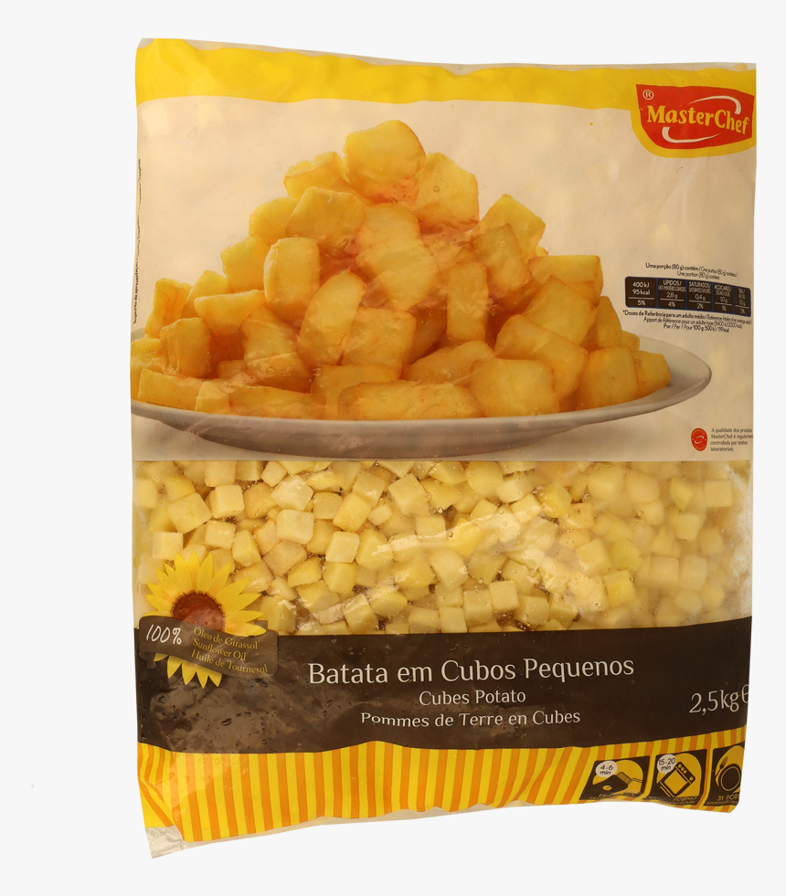 Batata Em Cubos 12/12 Prè Fritacongelada Masterchef, HD Png Download