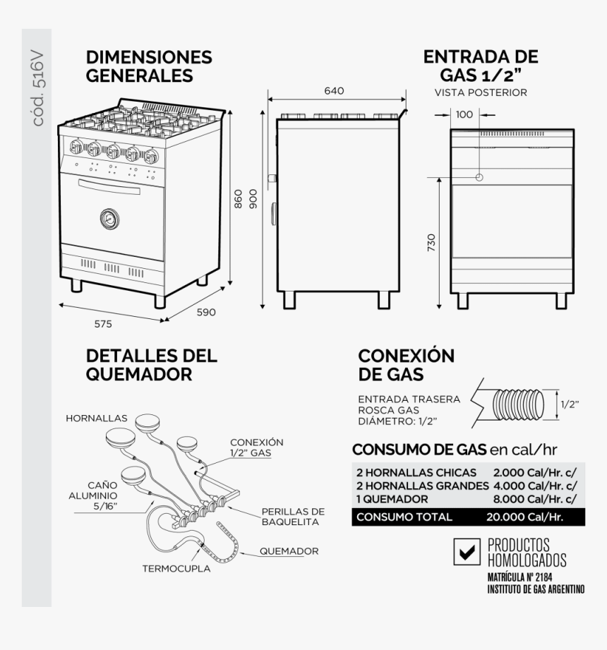 Horno Pizzero 6 Moldes Medidas, HD Png Download